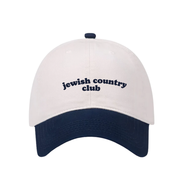 Jewish Country Club Dad Hat (Navy)
