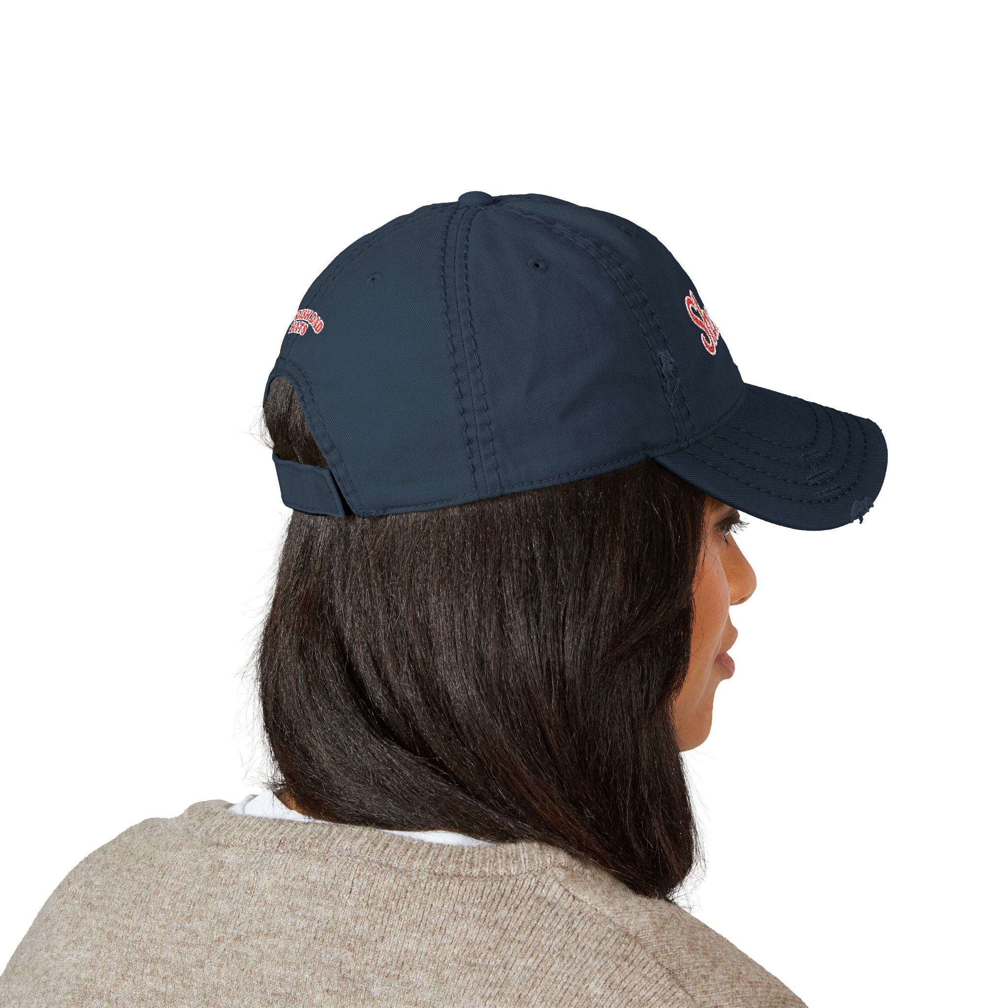 Distressed Shmata Dad Hat