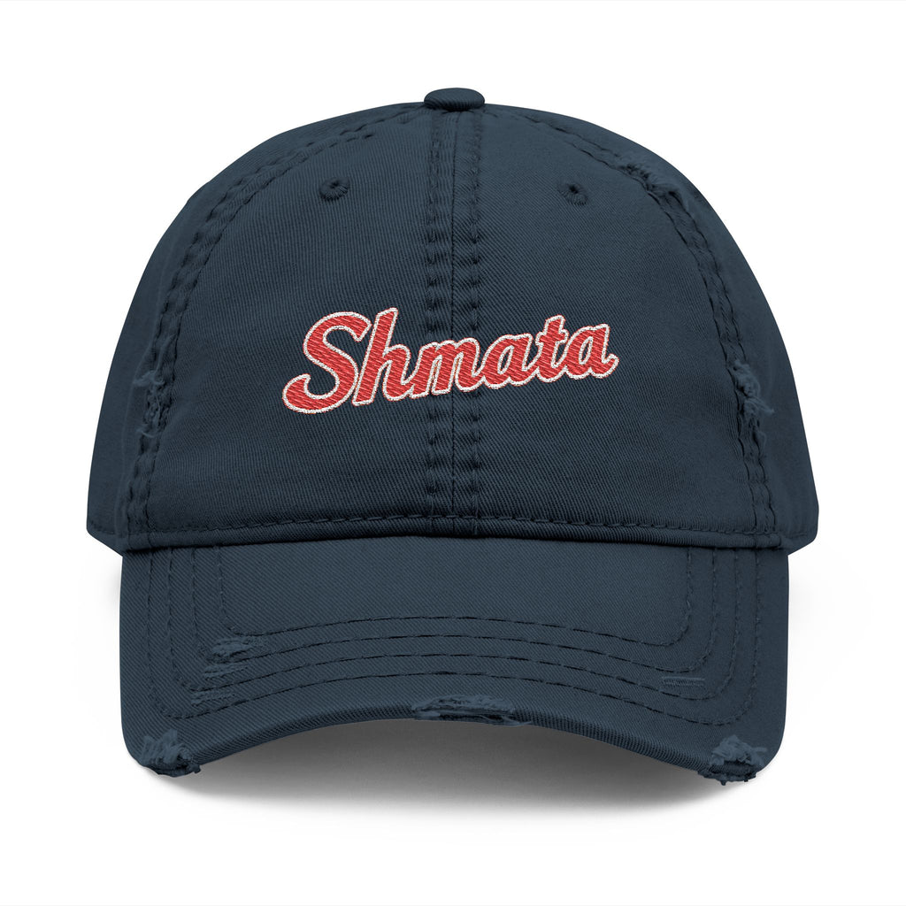 Distressed Shmata Dad Hat