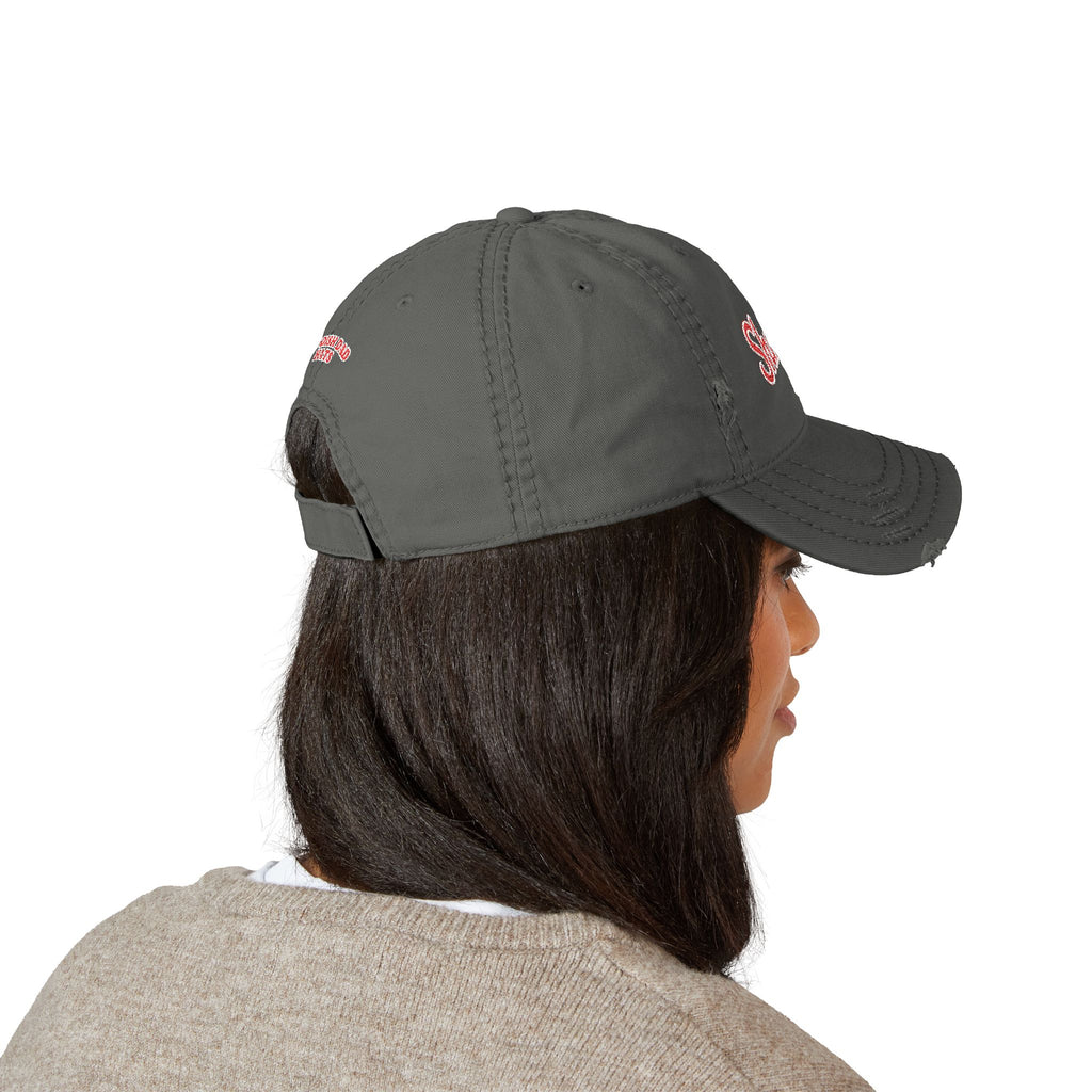 Distressed Shmata Dad Hat