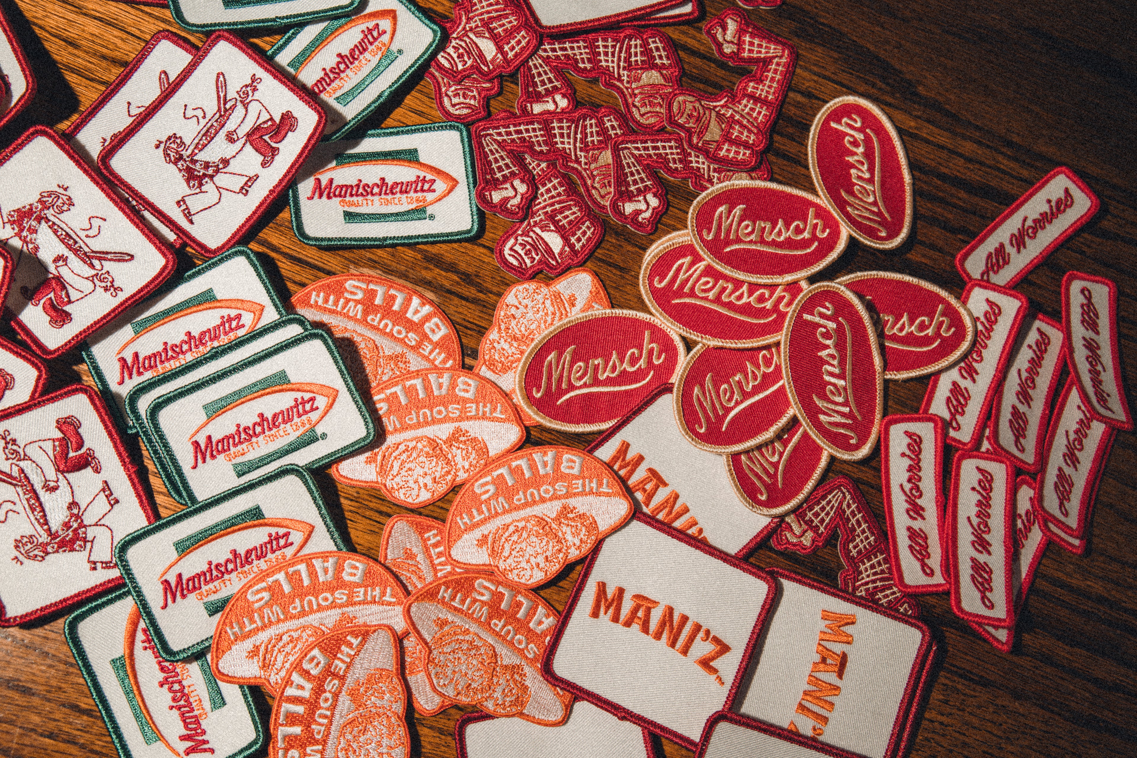 Manischewitz x Yiddish Dad Hat Patches