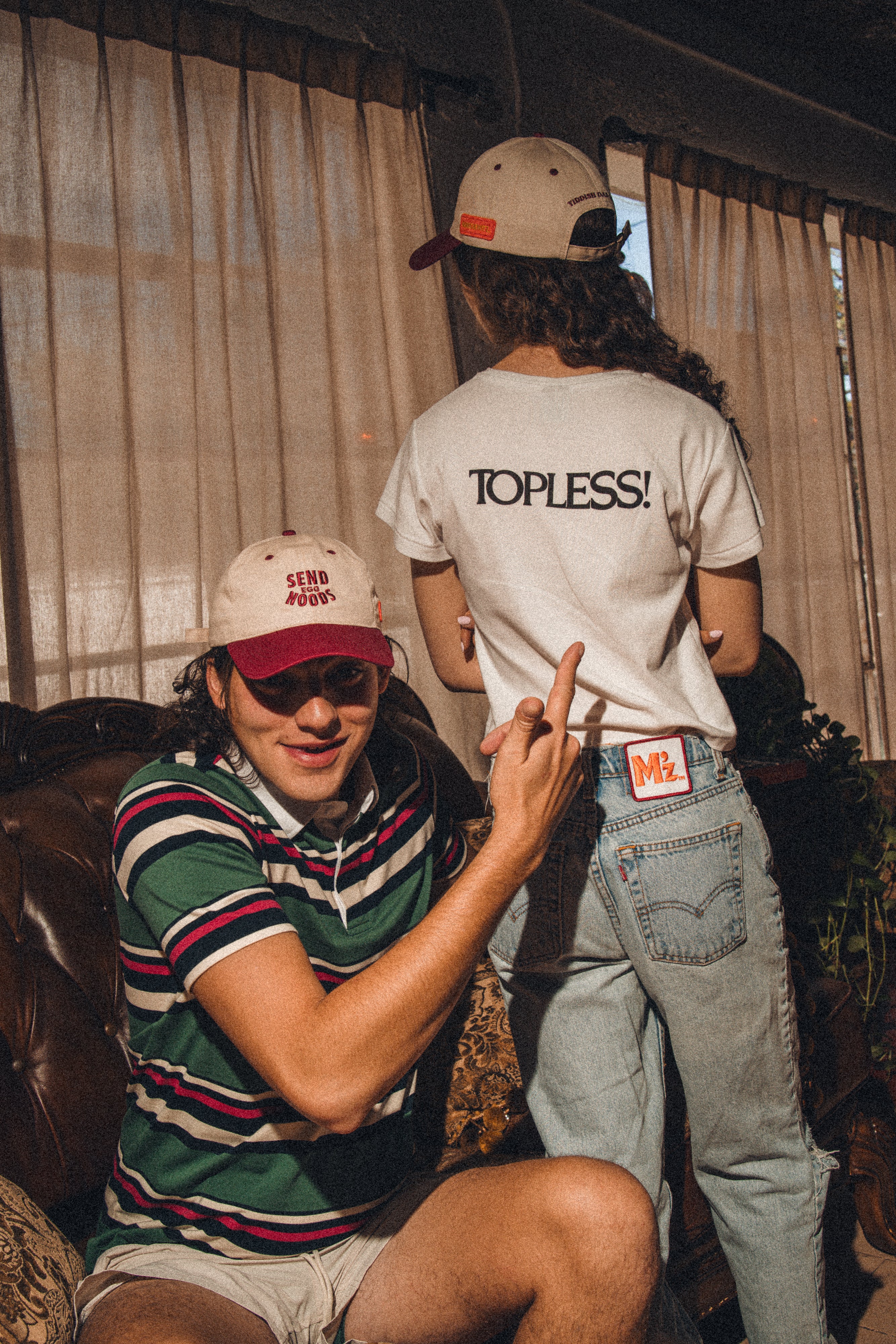 Manischewitz x Yiddish Dad Hat Patches