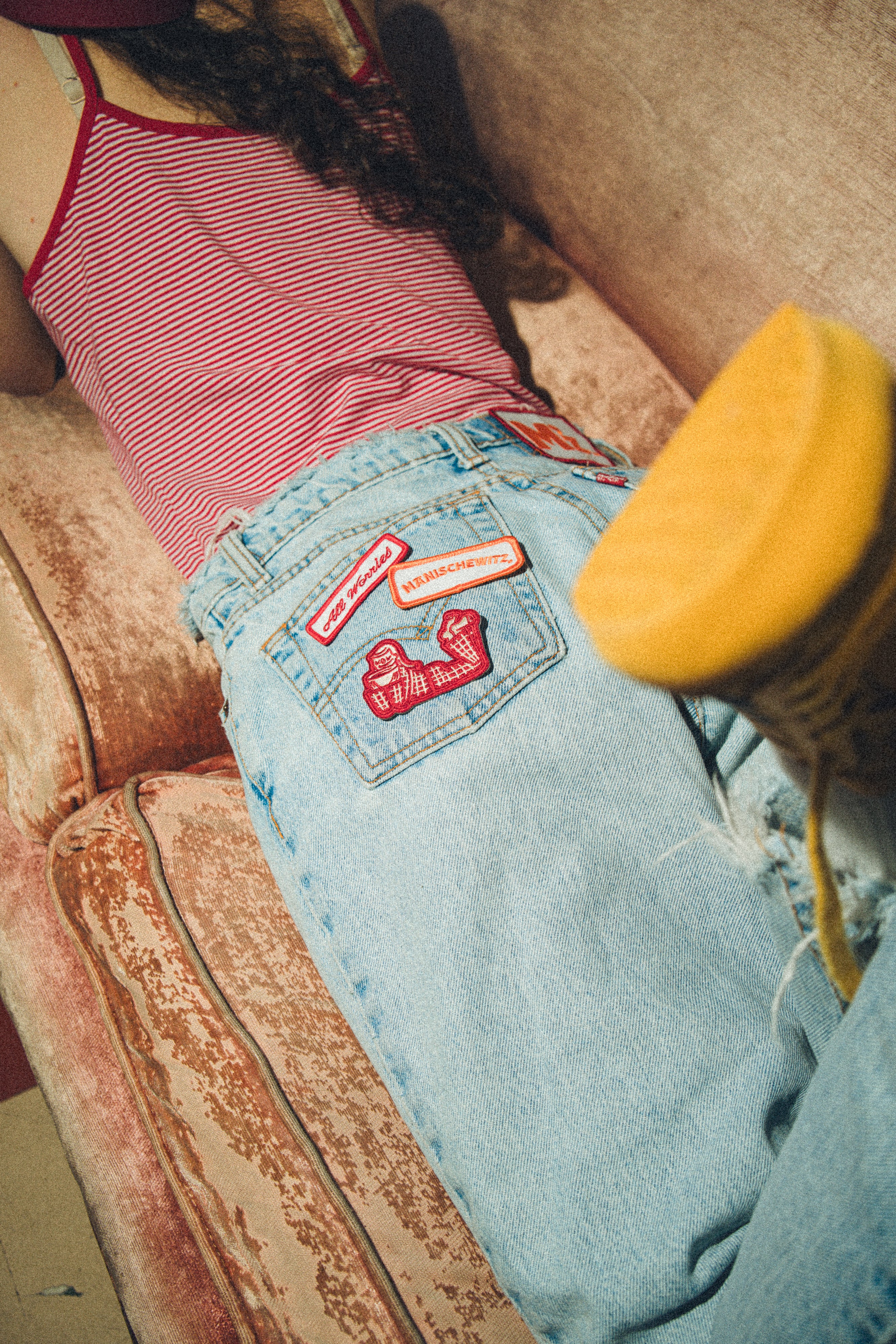 Manischewitz x Yiddish Dad Hat Patches