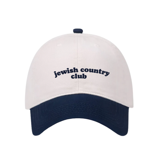 Jewish Country Club Dad Hat (Navy)